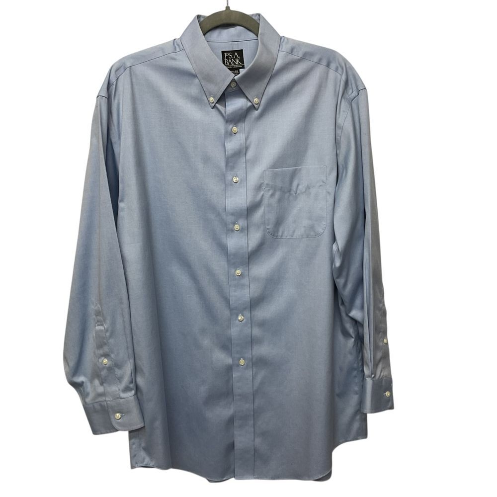 Jos. A. Bank Men's Travelers Button Up Shirt Size 16.5-33 Long Sleeve Casual